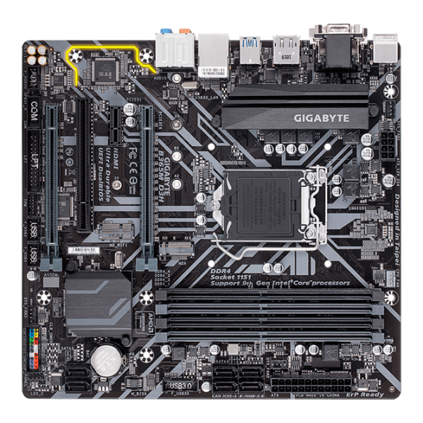 Материнская плата Gigabyte B365M D3H Игровая/ Micro-ATX/ Intel B365 Express photo 1
