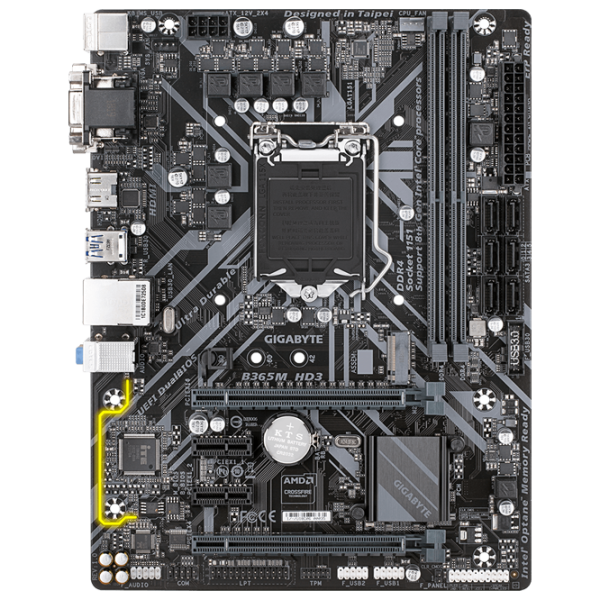 Материнская плата Gigabyte B365M HD3 mATX/ Intel B365 Express photo 1