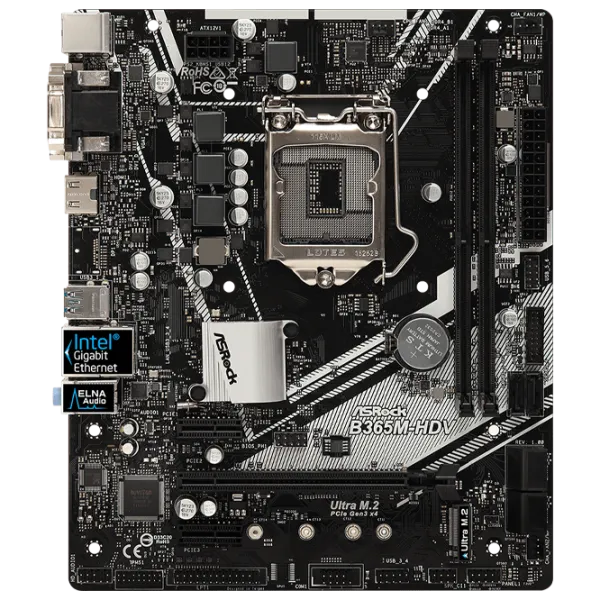Материнская плата ASRock B365M-HDV micro ATX/ Intel B365 photo 1