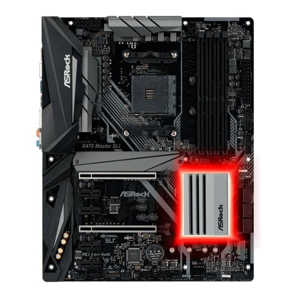 Placă de bază ASRock X470 MASTER SLI Gaming/ ATX/ AMD Promontory X470 photo 1 Placă de bază ASRock X470 MASTER SLI Gaming/ ATX/ AMD Promontory X470 photo 1