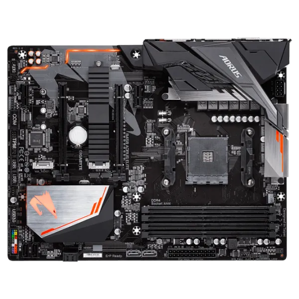 Материнская плата Gigabyte B450 AORUS ELITE 1.0 Игровая/ ATX/ AMD B450 photo 1
