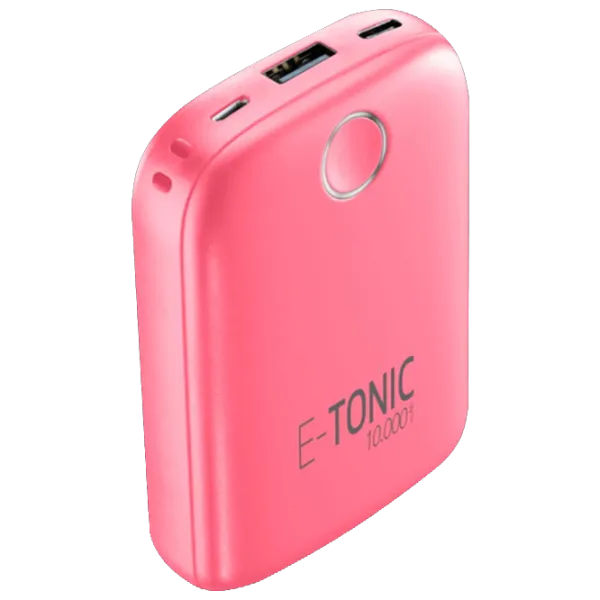 Power Bank Cellularline E-Tonic 10000 mAh/ Pink photo 1 Power Bank Cellularline E-Tonic 10000 mAh/ Pink photo 1