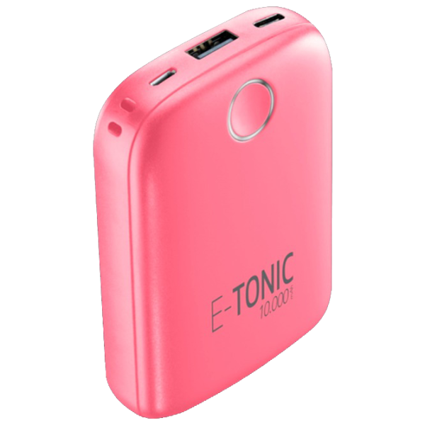 Power Bank Cellularline E-Tonic 10000 mAh/ Pink photo 1 Power Bank Cellularline E-Tonic 10000 mAh/ Pink photo 1