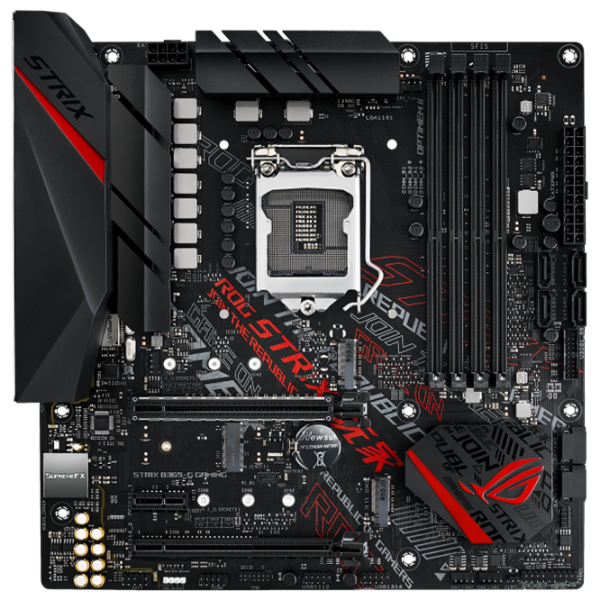Материнская плата Asus ROG STRIX B365-G GAMING mATX/ Intel B365 photo 1