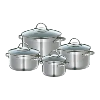Набор кастрюль KUCHENPROFI Siena 37392 Универсальная/ Серебристый