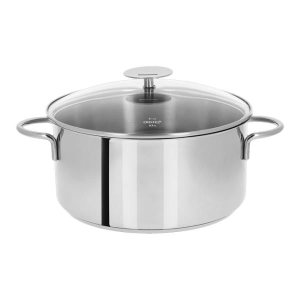 Кастрюля CRISTEL 37104 Традиционная/ Серебристый photo 1