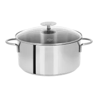 Кастрюля CRISTEL 37102 Традиционная/ Серебристый