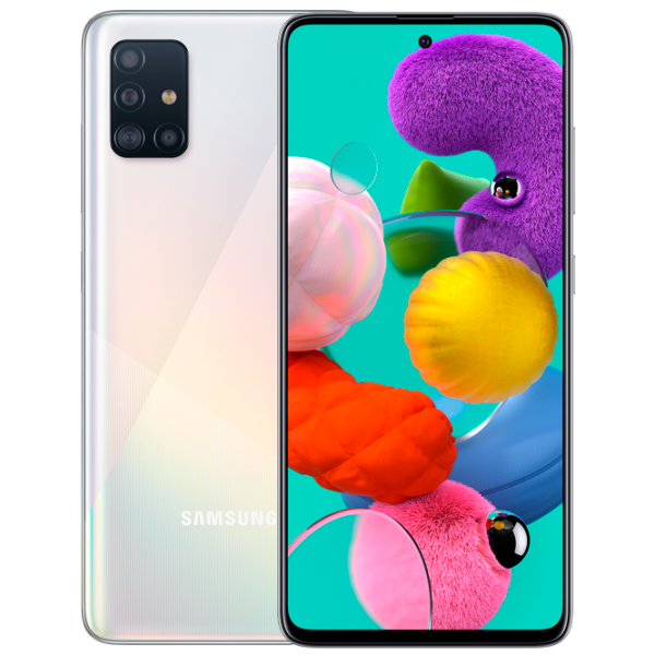 Samsung Galaxy A51 6 GB/ 128 GB/ Dual SIM/ White  photo 1 Samsung Galaxy A51 6 GB/ 128 GB/ Dual SIM/ White  photo 1
