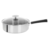 Сковорода CRISTEL 37103 Сотейник/ 24 см/ Серебристый