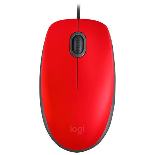 Mouse Logitech M110 USB/ Red photo 1
