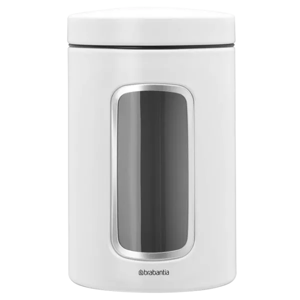 Rezervor de stocare BRABANTIA 39506 1.4 l/ Oțel/ White photo 1