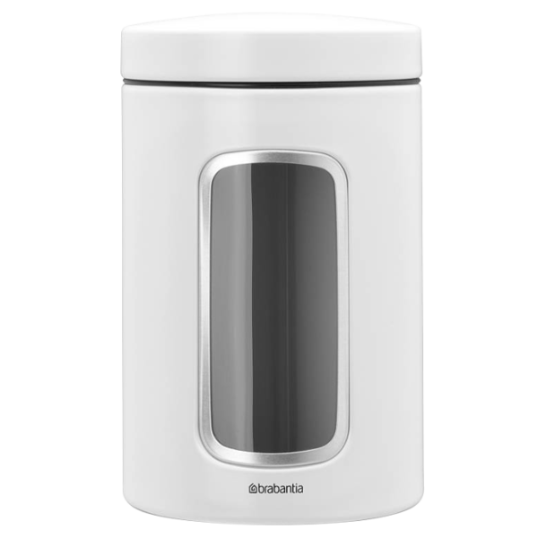 Rezervor de stocare BRABANTIA 39506 1.4 l/ Oțel/ White photo 1