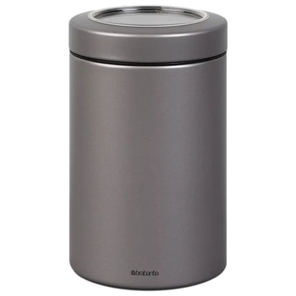 Rezervor de stocare BRABANTIA 46267 1.4 l/ Oțel/ Platinum photo 1
