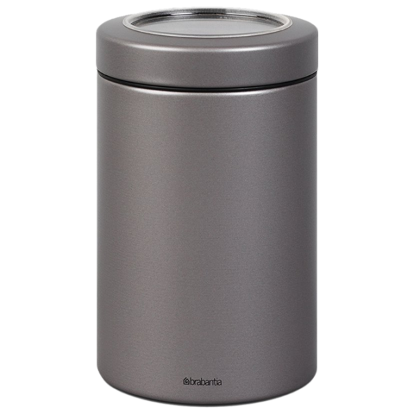 Rezervor de stocare BRABANTIA 46267 1.4 l/ Oțel/ Platinum photo 1