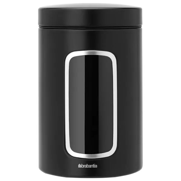 Rezervor de stocare BRABANTIA 39496 1.4 l/ Oțel/ Black photo 1