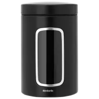 Ёмкость для хранения BRABANTIA 39496 1.4 л/ Cталь/ Черный