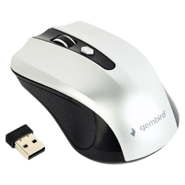 Mouse Gembird MUSW-4B-04-BS USB/ Silver photo 1