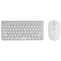 Клавиатура и Мышь Qumo Combo Беспроводные/ Белый
