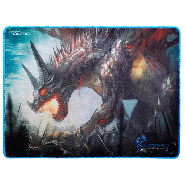 Covoraș pentru mouse Qumo Daemon Hunt Black Blue photo 1