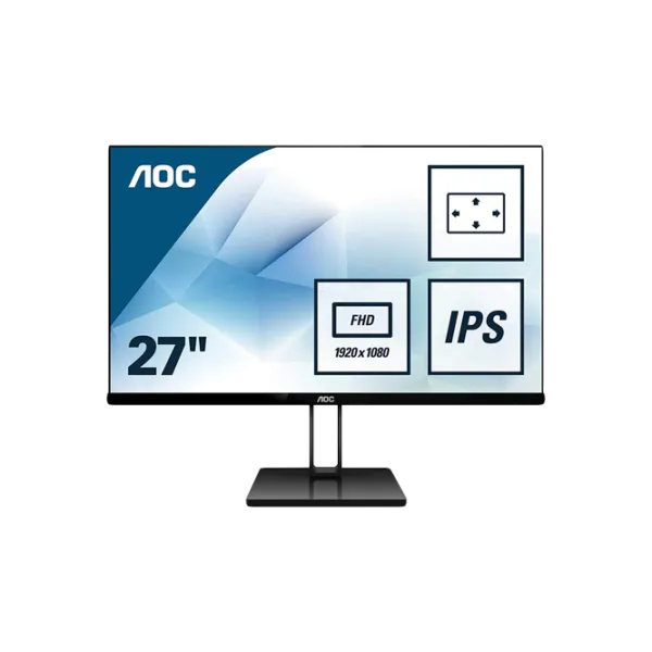 Монитор AOC 27V2Q 27" Full HD 75 Гц/ 5 мс/ Черный photo 1