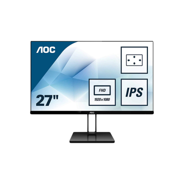 Монитор AOC 27V2Q 27" Full HD 75 Гц/ 5 мс/ Черный photo 1
