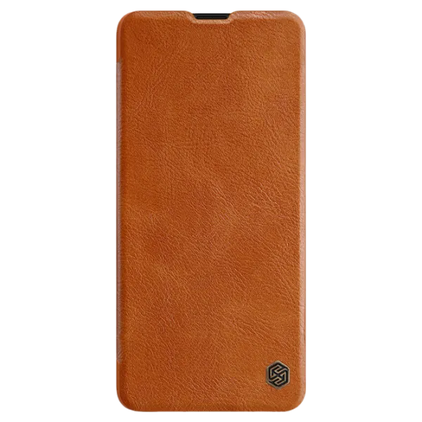 Husă pentru smartphone Samsung Galaxy A51 Nillkin/ Flip Cover/ Piele/ Brown photo 1