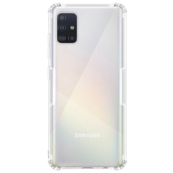 Husă pentru smartphone Samsung Galaxy A51 Nillkin/ Back/ TPU/ White Transparent photo 1