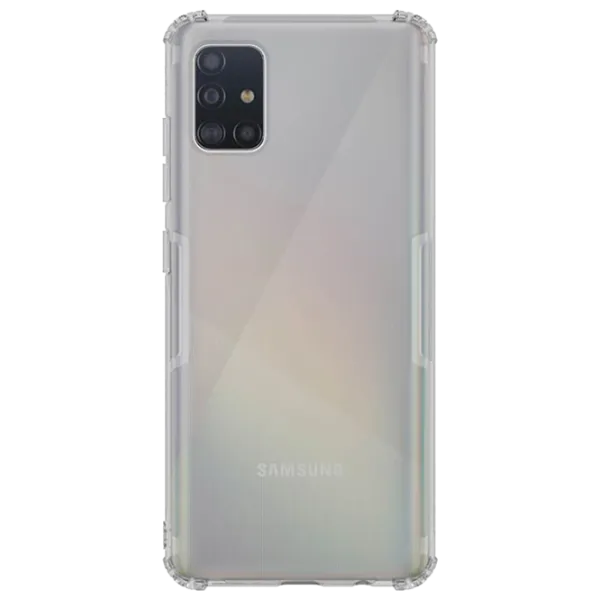 Husă pentru smartphone Samsung Galaxy A51 Nillkin/ Back/ TPU/ Gray Transparent photo 1