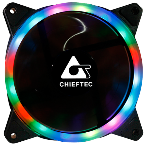 Вентилятор для корпуса Chieftec AF-12RGB Гидравлический подшипник/ 1200 об/ мин photo 1