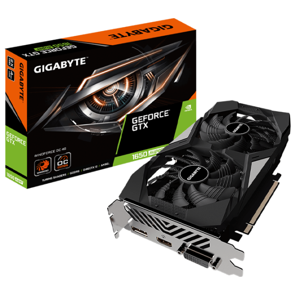 Видеокарта Gigabyte GeForce GTX 1650 SUPER WINDFORCE OC PCI Express 3.0 / 4 ГБ photo 1