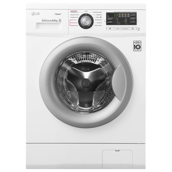 Mașină de spălat LG F12B8WDS7 Direct Drive/Steam/6 Motion DD/6.5 kg/White photo 1 Mașină de spălat LG F12B8WDS7 Direct Drive/Steam/6 Motion DD/6.5 kg/White photo 1