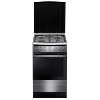 Плита Hansa FCMX59120 Газовая/ Нержавеющая сталь/ Черный