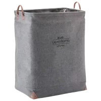 Coș pentru rufe AQUANOVA Lubin 40114 113 l/ Bumbac/ Gray