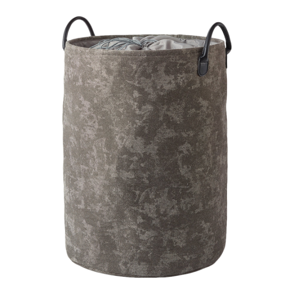 Coș pentru rufe AQUANOVA Olav 46468 76 l/ Cotton/ Polyester/ Gray Silver photo 1