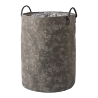 Корзина для белья AQUANOVA Olav 46468 76 л/ Cotton/ Polyester/ Серый Серебристый