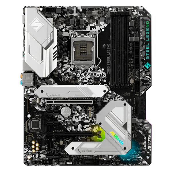 Материнская плата ASRock Z390 STEEL LEGEND Игровая/ ATX/ Intel Z390 photo 1