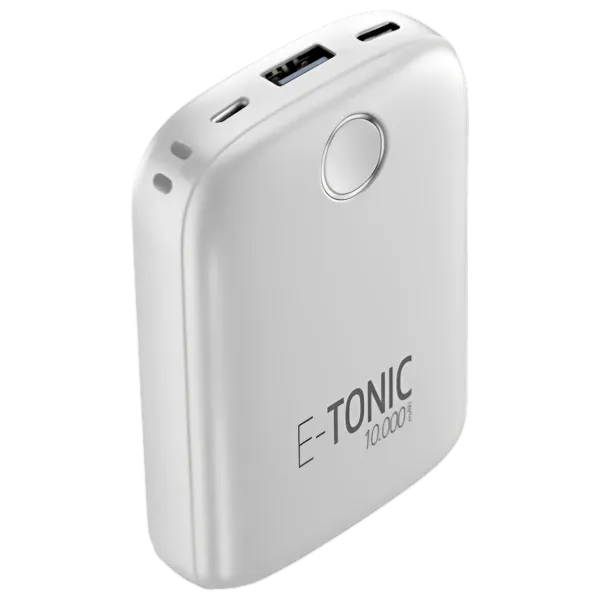 Power Bank Cellularline E-Tonic 5000 mAh/ White photo 1 Power Bank Cellularline E-Tonic 5000 mAh/ White photo 1
