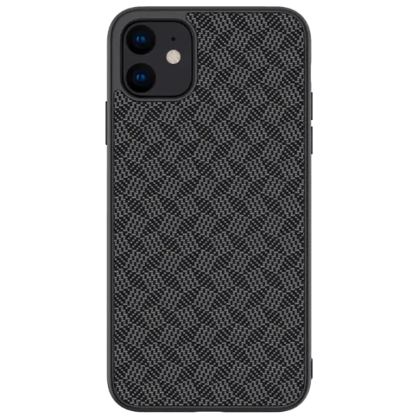 Husă pentru smartphone Apple iPhone 11 Nillkin/ Back/ PC/ Plaid Black photo 1