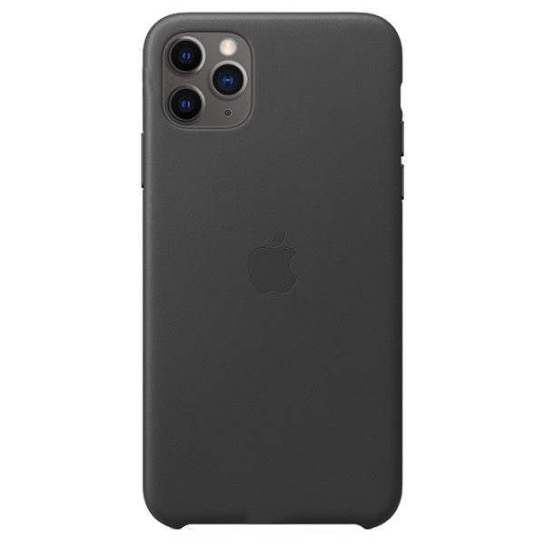 Husă pentru smartphone Apple iPhone 11 Pro Max Cover X/ Back/ Piele/ Black photo 1
