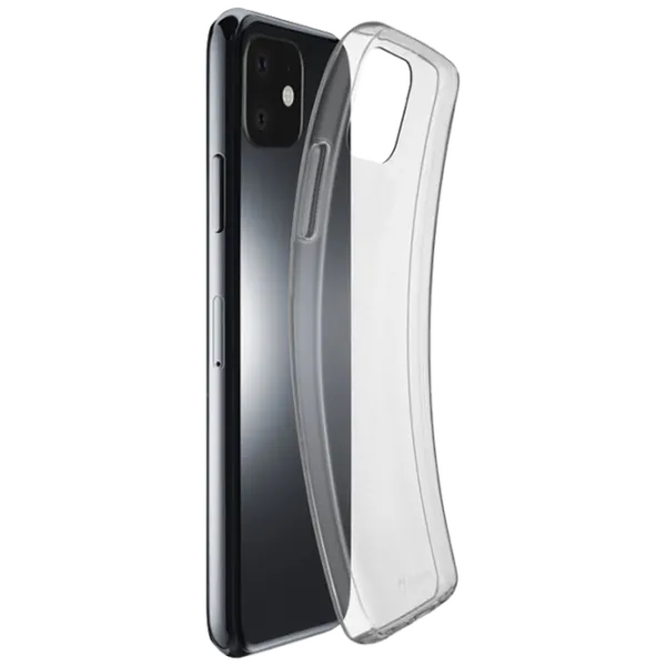 Husă pentru smartphone Apple iPhone 11 Cellularline/ Back/ TPU/ Transparent photo 1