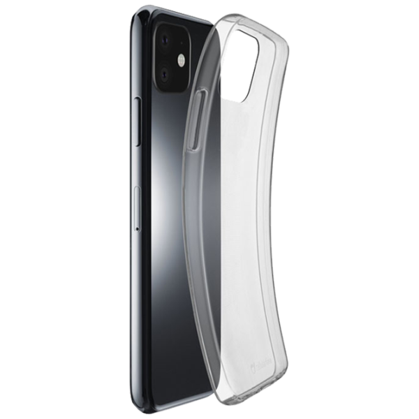 Husă pentru smartphone Apple iPhone 11 Cellularline/ Back/ TPU/ Transparent photo 1