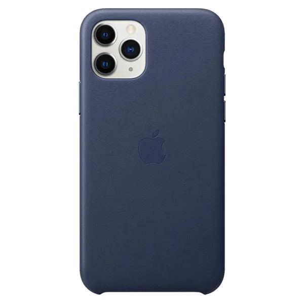 Husă pentru smartphone Apple iPhone 11 Pro Apple/ Back/ Piele/ Midnight Blue photo 1 Husă pentru smartphone Apple iPhone 11 Pro Apple/ Back/ Piele/ Midnight Blue photo 1