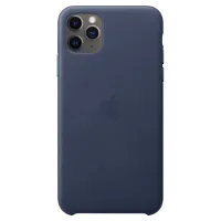 Husă pentru smartphone Apple iPhone 11 Pro Max Apple/ Back/ Piele/ Midnight Blue