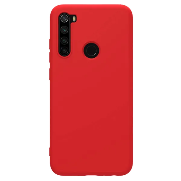Husă pentru smartphone Xiaomi Redmi Note 8/ Note 8 2021 Nillkin/ Back/ TPU/ Red photo 1 Husă pentru smartphone Xiaomi Redmi Note 8/ Note 8 2021 Nillkin/ Back/ TPU/ Red photo 1