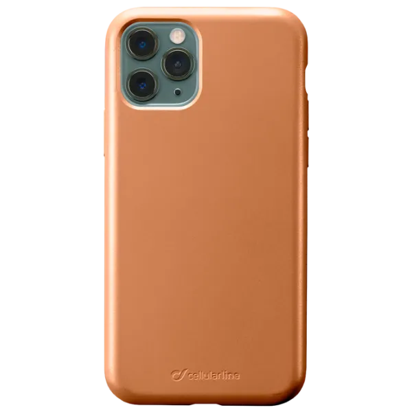 Чехол для смартфона Apple iPhone 11 Pro Max Cellularline/ Back/ TPU/ Бронзовый Коричневый photo 1