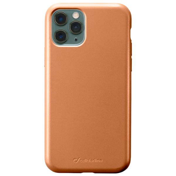 Чехол для смартфона Apple iPhone 11 Pro Max Cellularline/ Back/ TPU/ Бронзовый Коричневый photo 1