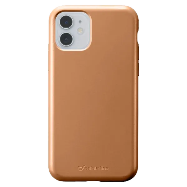 Husă pentru smartphone Apple iPhone 11 Cellularline/ Back/ TPU/ Bronze Brown photo 1 Husă pentru smartphone Apple iPhone 11 Cellularline/ Back/ TPU/ Bronze Brown photo 1