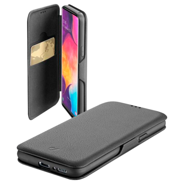 Husă pentru smartphone Samsung Galaxy A50/ A30s Cellularline/ Book Cover/ PU/ Black photo 1 Husă pentru smartphone Samsung Galaxy A50/ A30s Cellularline/ Book Cover/ PU/ Black photo 1