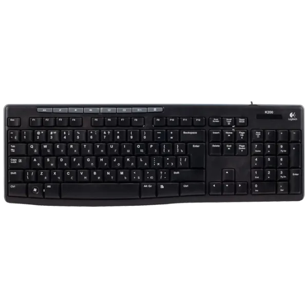Tastatură Logitech K200 Cu fir/ Black photo 1