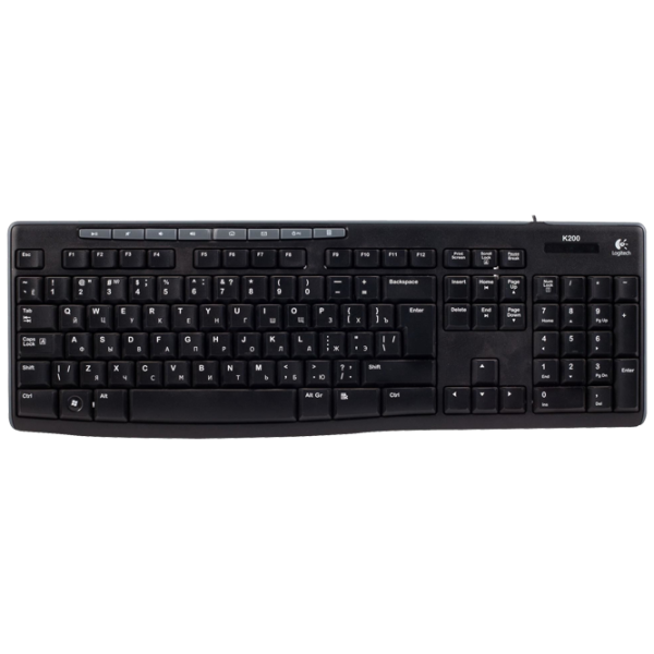 Tastatură Logitech K200 Cu fir/ Black photo 1